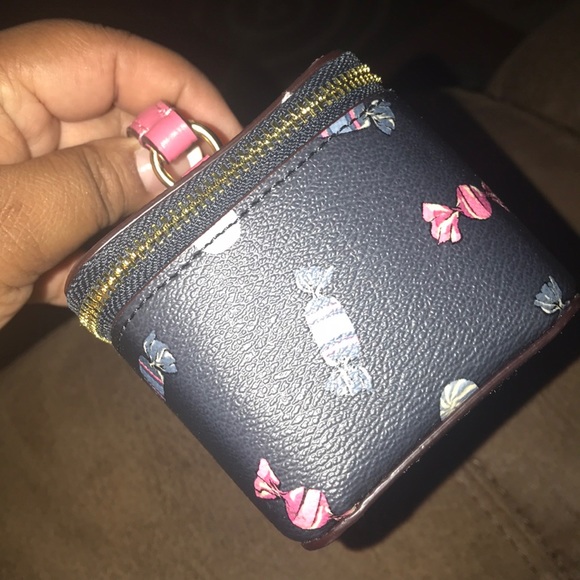 Nwt Authentic Coach Vanity Case-Scattered Candy - Picture 6 of 8